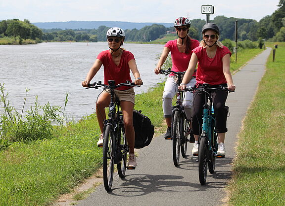 Die Mittelweser-Region hat radtouristisch viel zu bieten: Vom Weser-Radweg über Tages- und Mehrtagestouren.