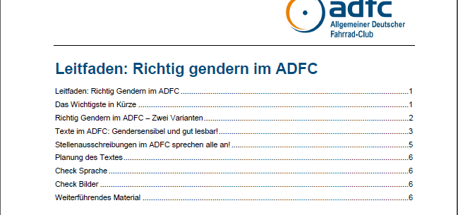 Bildschirmfoto Leitfaden Richtig Gendern Bildschirmfoto Leitfaden Richtig Gendern